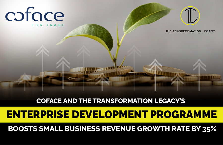 Coface and The Transformation Legacy's Enterprise and Supplier Development Programme boosts small business revenue growth rate by 35%